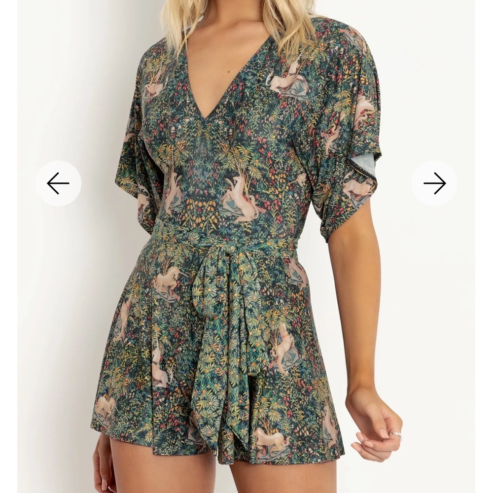 BlackMilk clothing THE UNICORN IN CAPTIVITY SLINKY PLAYSUIT - LIMITED